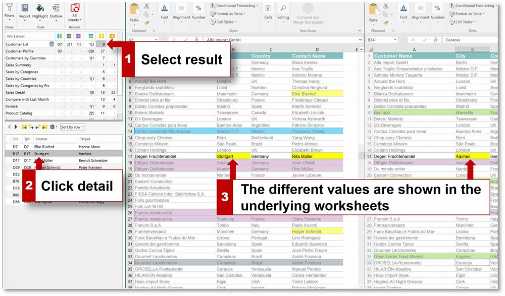 How to compare two excel files 2010